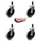 Service Caster 5 Inch Thermoplastic Rubber Wheel 1 Inch Expanding Stem Caster SCC, 4PK SCC-EX05S510-TPRS-1-4 - alternate 3